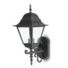 V-TAC Traditioneel klassieke wandlamp XL - Zwart - Geschikt voor E27 - IP44 ~ Spinze.nl