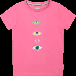 Vinrose Meisjes t-shirt - Hot roze ~ Spinze.nl