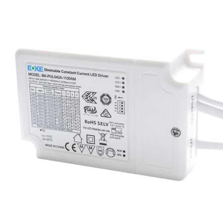 1-10V Dimbare LED Paneel transformator - 36 Watt - Boke driver - DC connector - LED trafo - IP20 voor binnen | HOFTRONIC