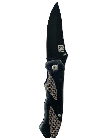 101INC Zakmes - Zwart - 19.5cm - 100% Metaal | 101inc