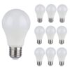 10x E27 LED Lamp - 8.5 Watt 806 lumen - 4000K neutraal wit - Vervangt 60 Watt - E27 fitting - A60 lamp - Grote fitting | V-TAC