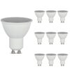 10x GU10 LED Spot - 4.5 Watt 400 lumen - 4000K neutraal wit - Vervangt 35 Watt - GU10 fitting - LED Reflector - Universele fitting | V-TAC