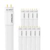 10x LED TL Buis 150cm - T8 G13 Fitting - 24 Watt 2640 lumen (110lm/W) - Flikkervrij - 4000K neutraal wit - Vervangt 58 Watt (58W/840) - Incl. Starter | HOFTRONIC