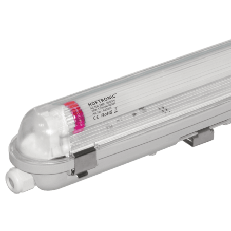 10x LED TL armatuur 150cm - T8 (G13) - 30W 5250 lumen (175lm/W) - 4000K neutraal wit(840) - Koppelbaar - Flikkervrij - IP65 waterdicht | HOFTRONIC