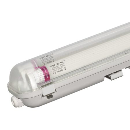 10x LED TL armatuur 150cm dubbel - T8 (G13) - 60W 10500 lumen (175lm/W) - 4000K neutraal wit(840) - Koppelbaar - Flikkervrij - IP65 waterdicht | HOFTRONIC