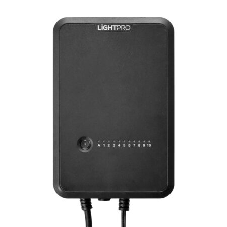 12V LED Transformator Touch - 100 Watt - LED Driver - IP44 Waterdicht - Incl. bevestigingsmateriaal + sensor - Zwart | Lightpro
