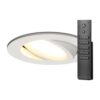14x LED inbouwspots Rome - Wit - 6 Watt 500 lumen - Kantelbaar - Dimbaar - 2700K warm wit - IP44 Waterdicht - Inclusief afstandsbediening - Geringe inbouwdiepte | HOFTRONIC