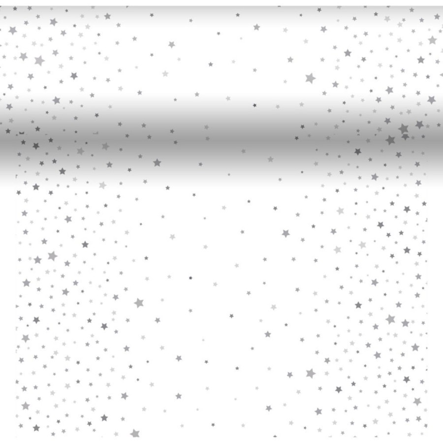 3-in-1 Xmas Star Silver Stardust 40 X 480 Cm | Duni