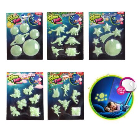 3D stickers Glow in the Dark 5ass | Toi-Toys