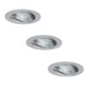 3x Jose LED Inbouwspots - 4W 450 Lumen - 6500K - Kantelbaar - RVS | HOFTRONIC