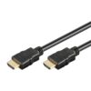 4K HDMI kabel - 2.0 - High Speed - Geschikt voor 4K Ultra HD 2160p en 3D-weergave - Beschikt over Ethernet - 3 meter - Zwart | Goobay