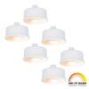 6x LED Module - Dimbaar - 3.8W 220lm - Dim to warm - Vervangt 50 Watt - GU10 fitting - Plat - Universele fitting | HOFTRONIC