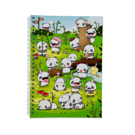 A5 Bullet Journal - Panda Forest | CutieSquad