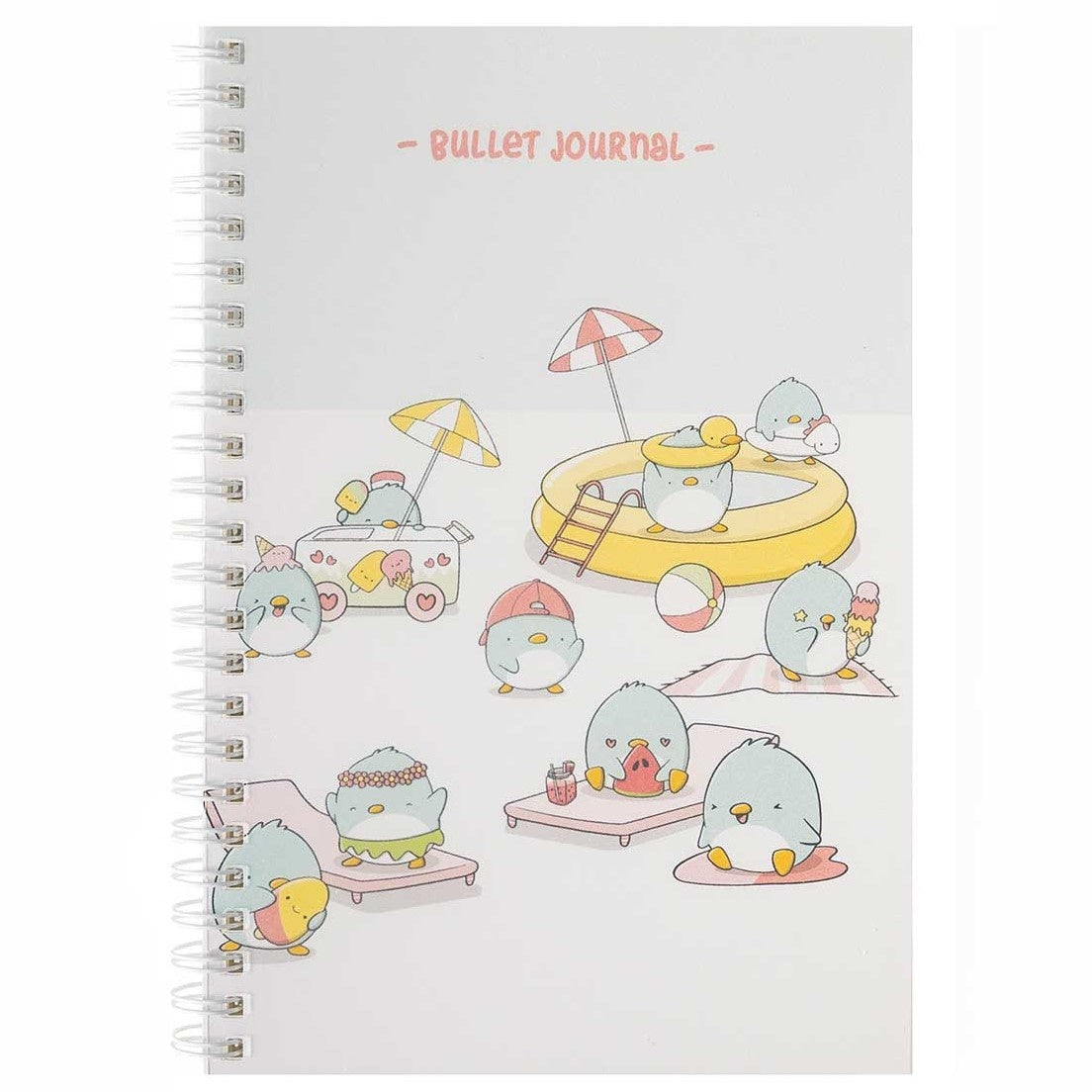 A5 Bullet Journal - Summer Penguins | CutieSquad