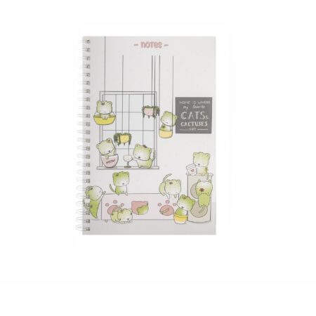 A5 Notebook - Cactus Cats | CutieSquad