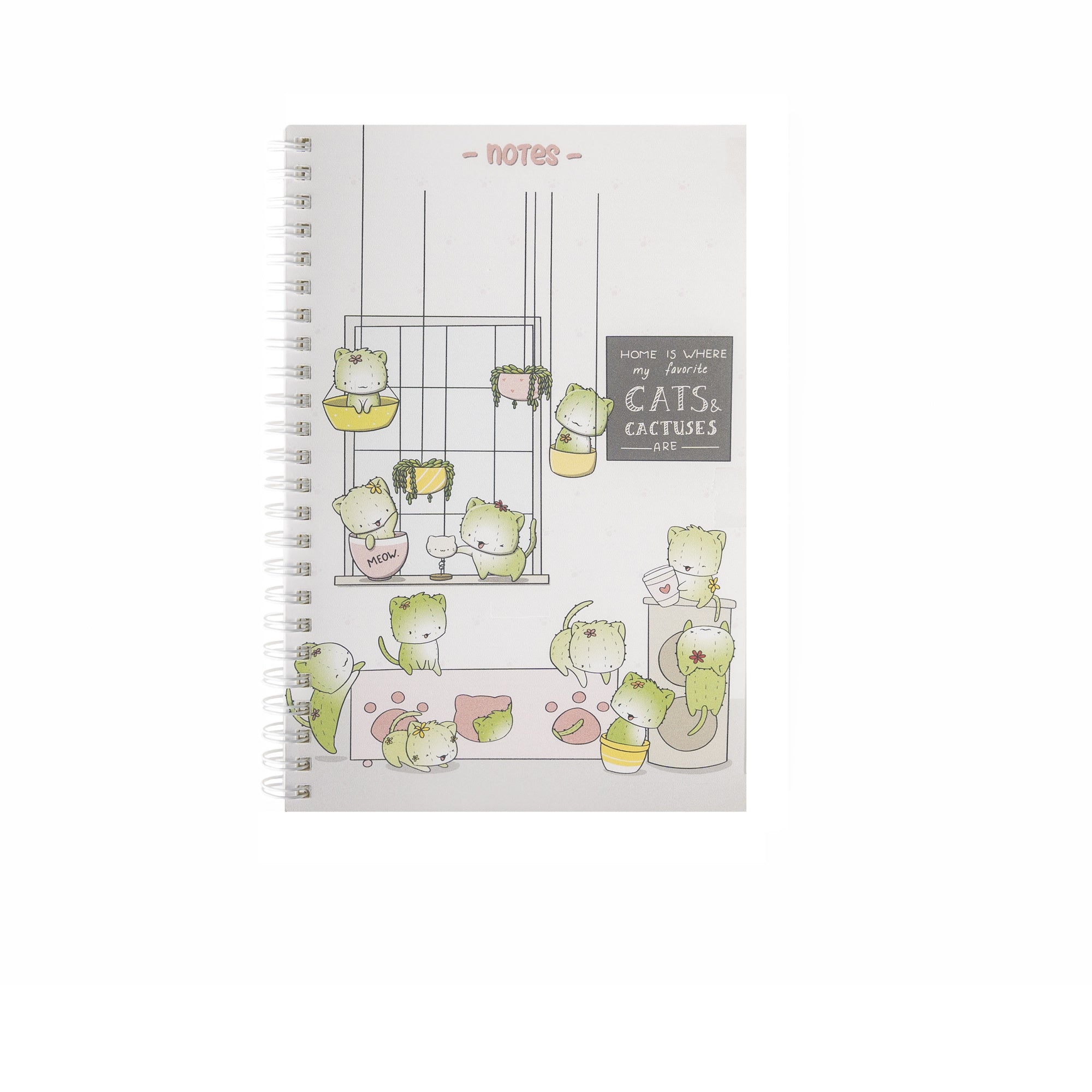 A5 Notebook - Cactus Cats | CutieSquad