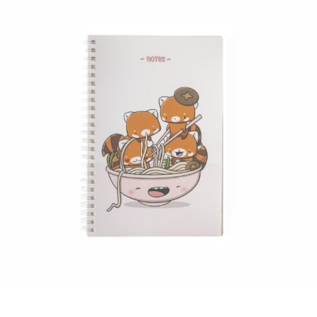 A5 Notebook - Hungry Red Pandas | CutieSquad