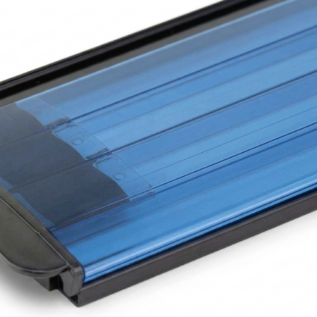 AQS Polycarbonaat budget Solar zwembad lamellen - per m2 - Blauw | AQS