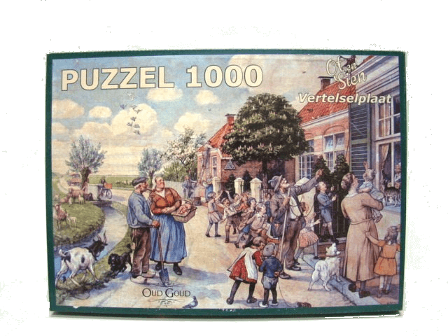 Aap Noot Mies puzzel vertelselplaat | Geharo BV