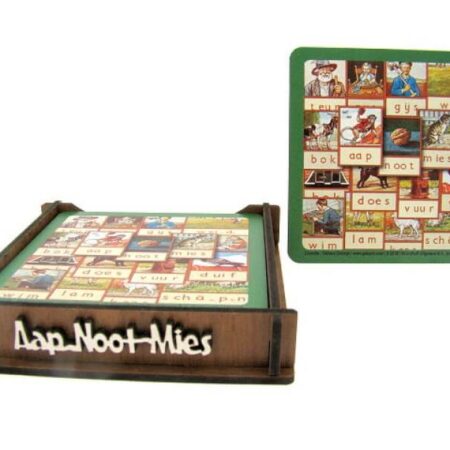 Aap noot mies onderzetters hout |