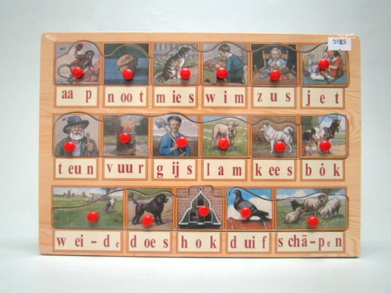 Aap noot mies puzzelplankje | Geharo BV