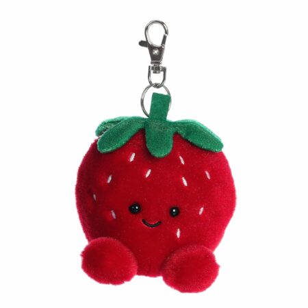 Aardbei sleutelhanger knuffeltje 10 cm - Palm Pals | Palm Pals