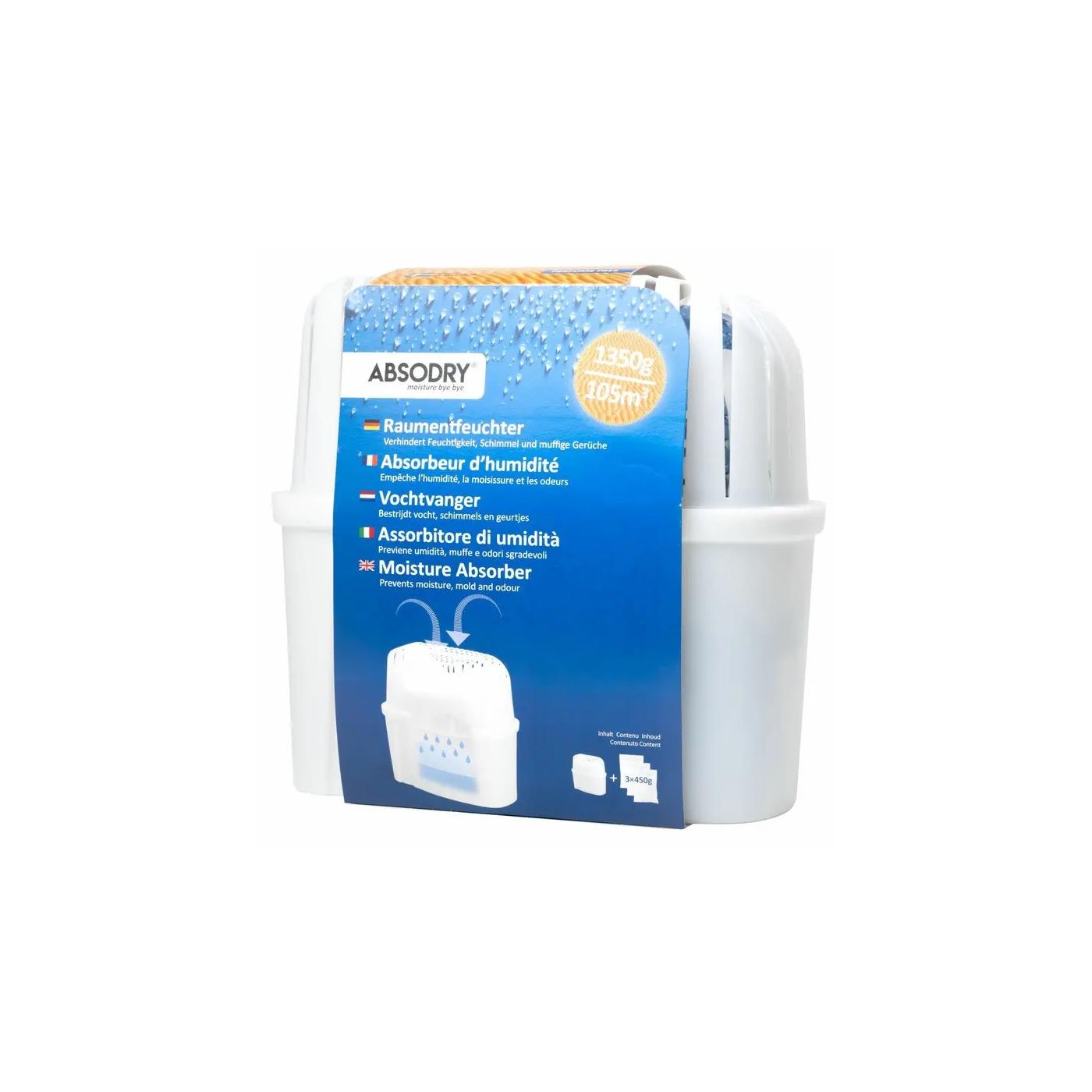 Absodry Vochtvanger + 3x refill 450gr | Absodry