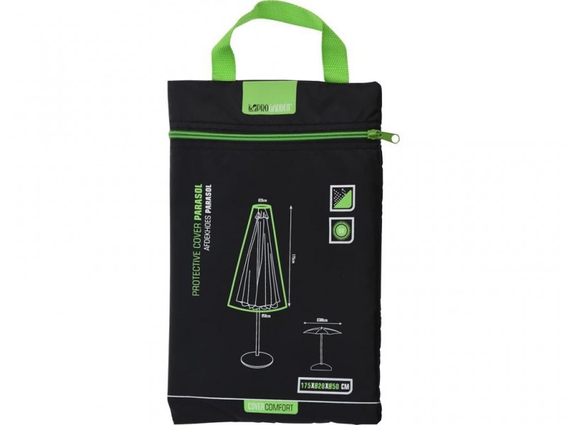 Afdekhoes parasol zwart 175x50x28cm |