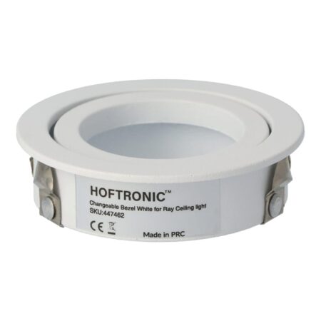 Afdekring geschikt voor Ray LED Opbouwspots - Kliksysteem - Wit | HOFTRONIC