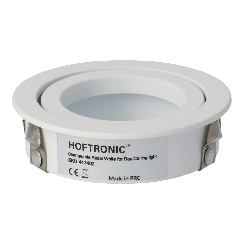 Afdekring geschikt voor Ray LED Opbouwspots - Kliksysteem - Wit | HOFTRONIC