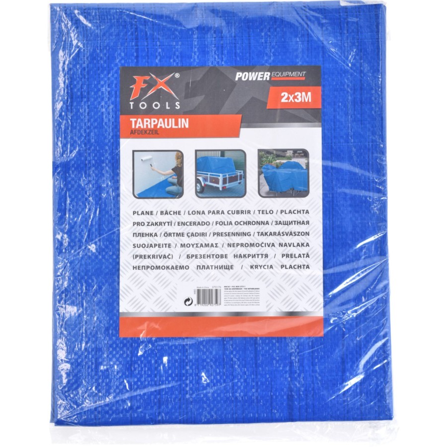 Afdekzeil 2x3 meter blauw |