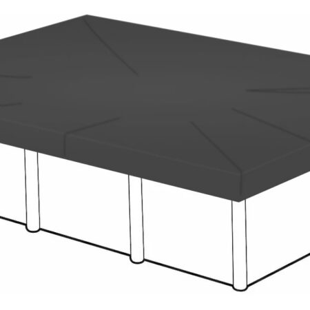 Afdekzeil rechthoekig zwembad 400 x 200 cm (zeilmaat 460 x 260) | W'eau