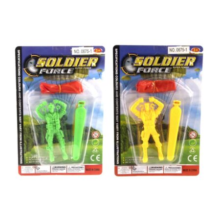 Afschiet soldaat met parachute 8