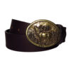 Akah leather belt hert |