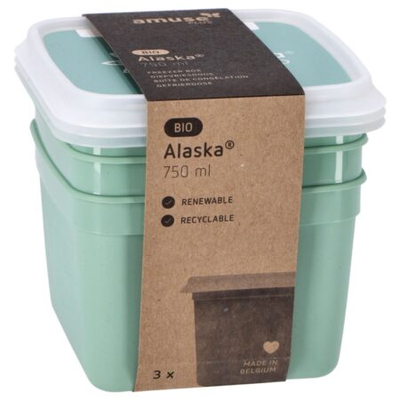 Alaska 3 Diepvriesdozen Vierkant 0.75 liter | Amuse