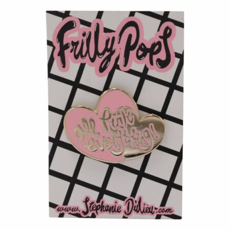 All Pink Everything pin | Frilly Pops