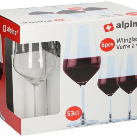 Alpina Wijnglazenset 6-delig 53cl | Alpina