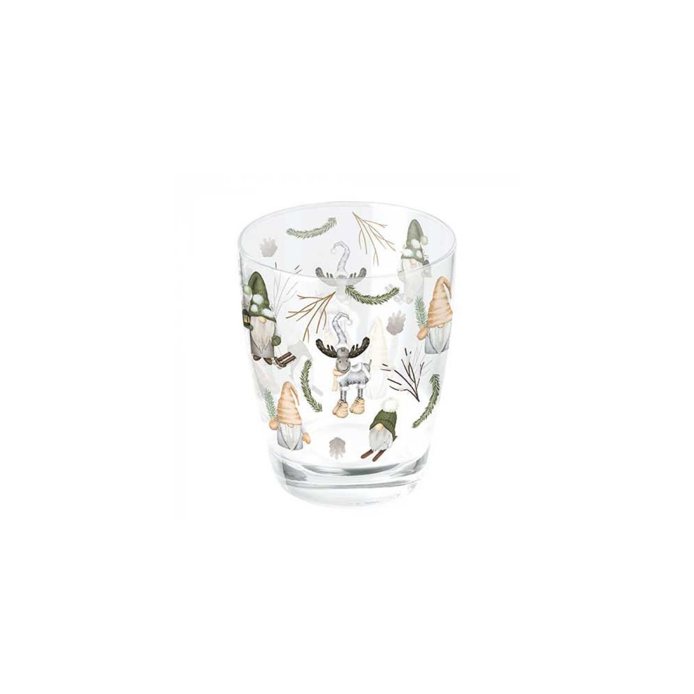 Ambiente Drinkglas 250ml Forest gnomes | Ambiente