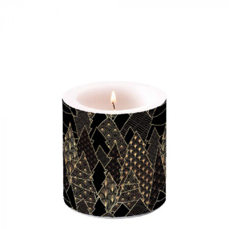 Ambiente Kaars Luxury Trees zwart | Ambiente