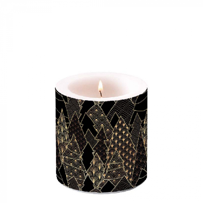 Ambiente Kaars Luxury Trees zwart | Ambiente