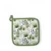 Ambiente Pannenlap Jungle leaves white | Ambiente