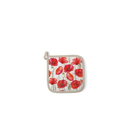 Ambiente Pannenlap Poppy all over wit | Ambiente