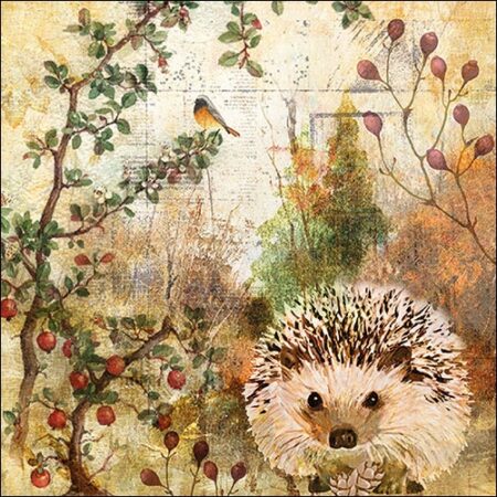 Ambiente Servet 25cm Autumn Hedgehog | Ambiente