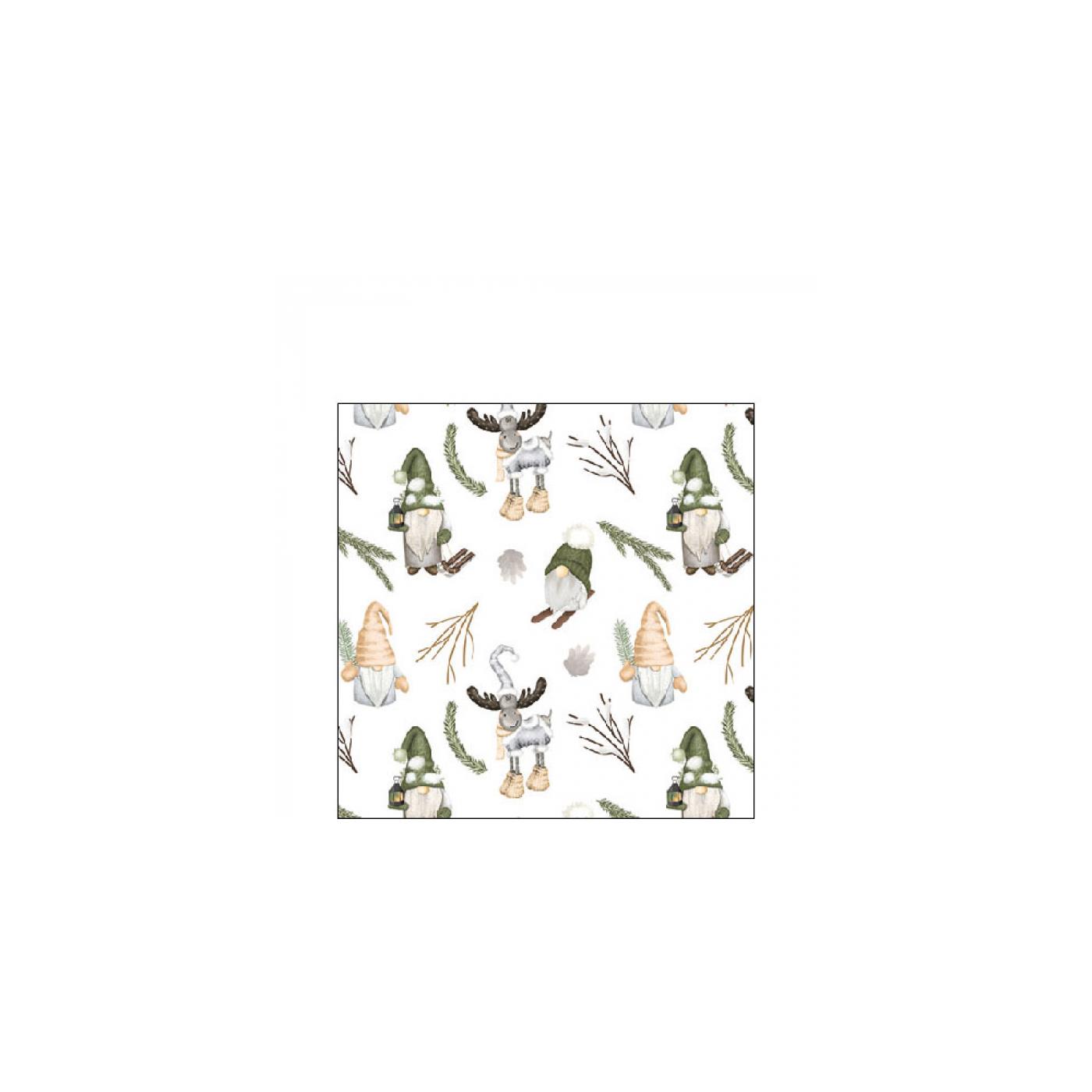 Ambiente Servetten 25cm Forest gnomes | Ambiente
