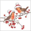 Ambiente Servetten 33cm Christmas robins | Ambiente