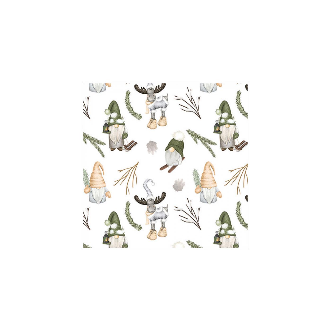 Ambiente Servetten 33cm Forest gnomes | Ambiente