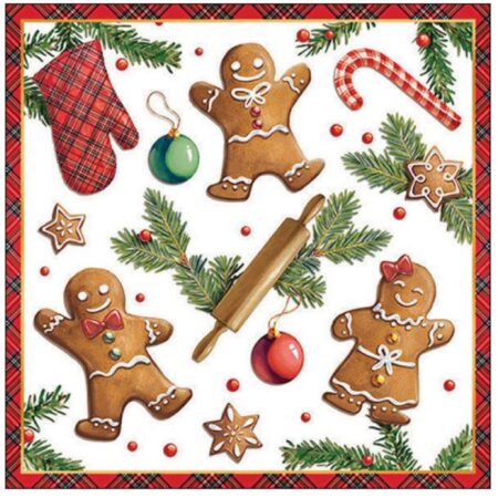 Ambiente Servetten 33cm Gingerbread | Ambiente