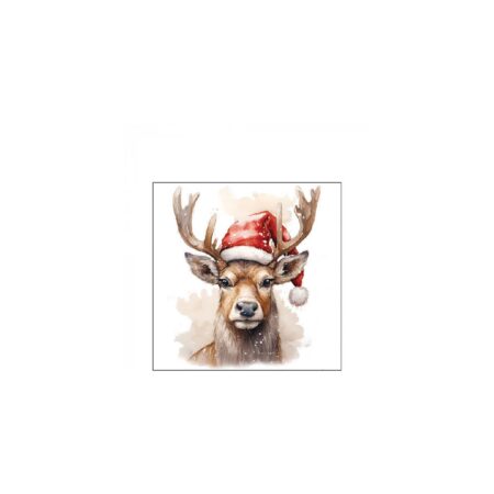 Ambiente Servetten Deer with hat 25cm | Ambiente