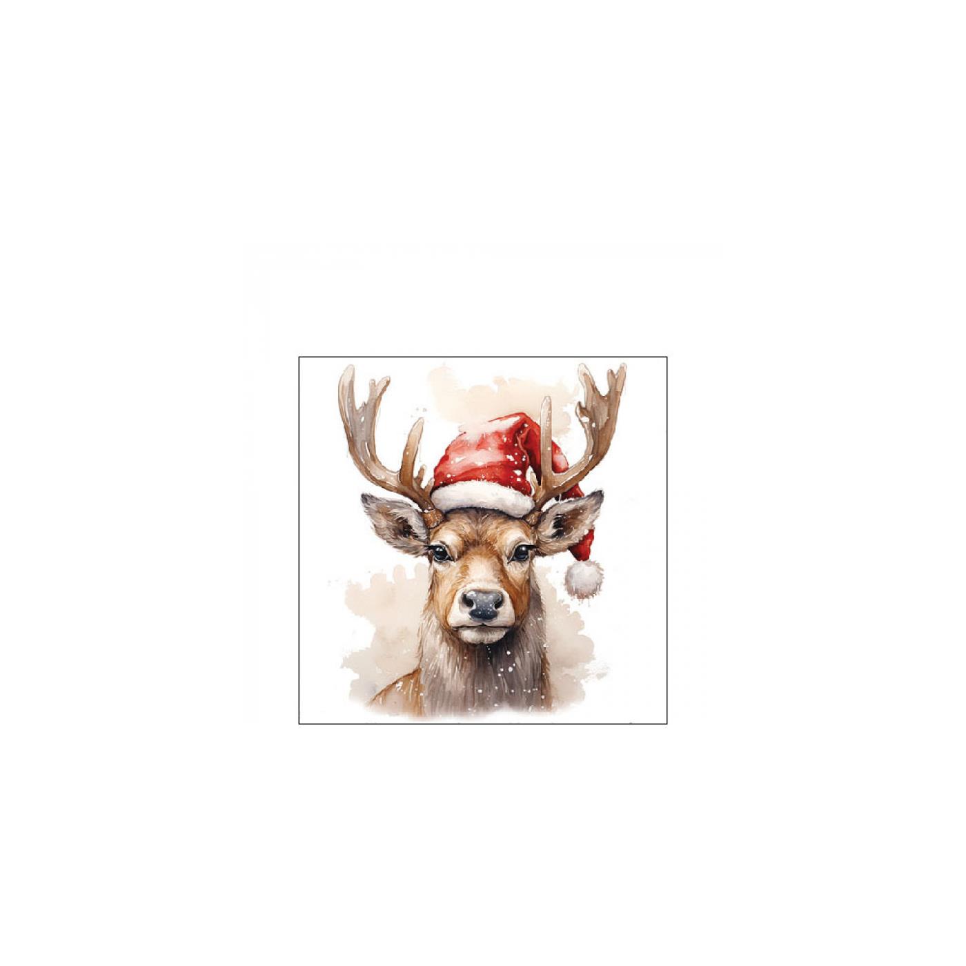 Ambiente Servetten Deer with hat 25cm | Ambiente