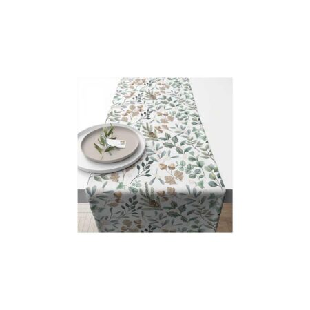 Ambiente Tafelloper 40x150cm leaves | Ambiente